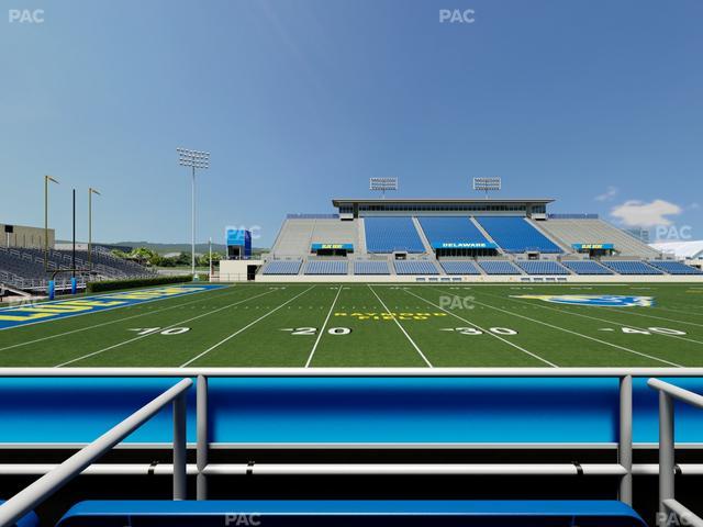 Delaware Stadium - Section East Box 87 Seat View