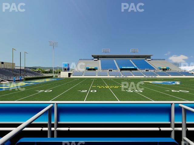 Delaware Stadium - Section East Box 87 Seat View