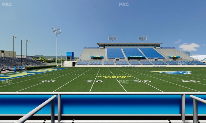 Delaware Stadium - Section East Box 87 Seat View
