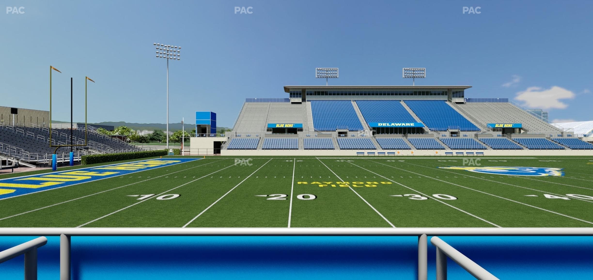 Delaware Stadium - Section East Box 88 Seat View