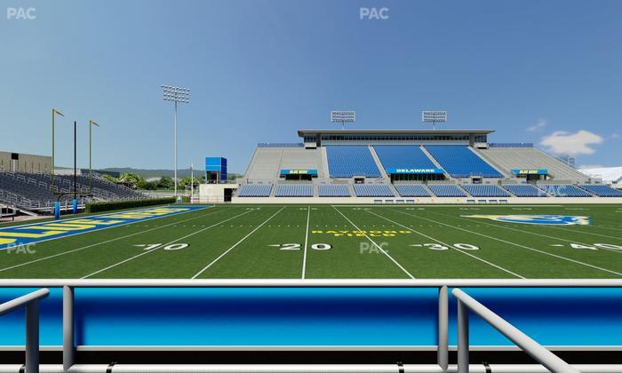 Delaware Stadium - Section East Box 88 Seat View