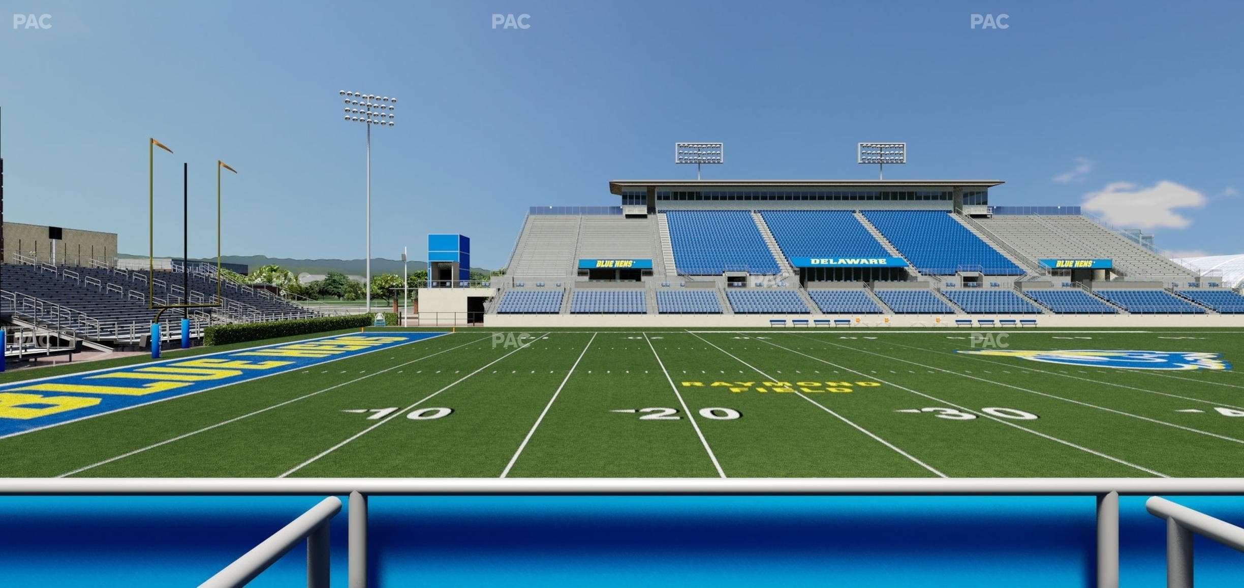 Delaware Stadium - Section East Box 89 Seat View