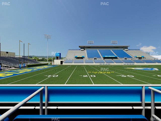Delaware Stadium - Section East Box 89 Seat View