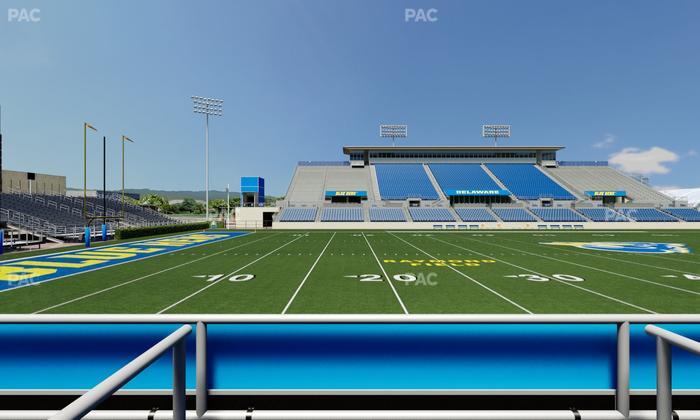 Delaware Stadium - Section East Box 89 Seat View