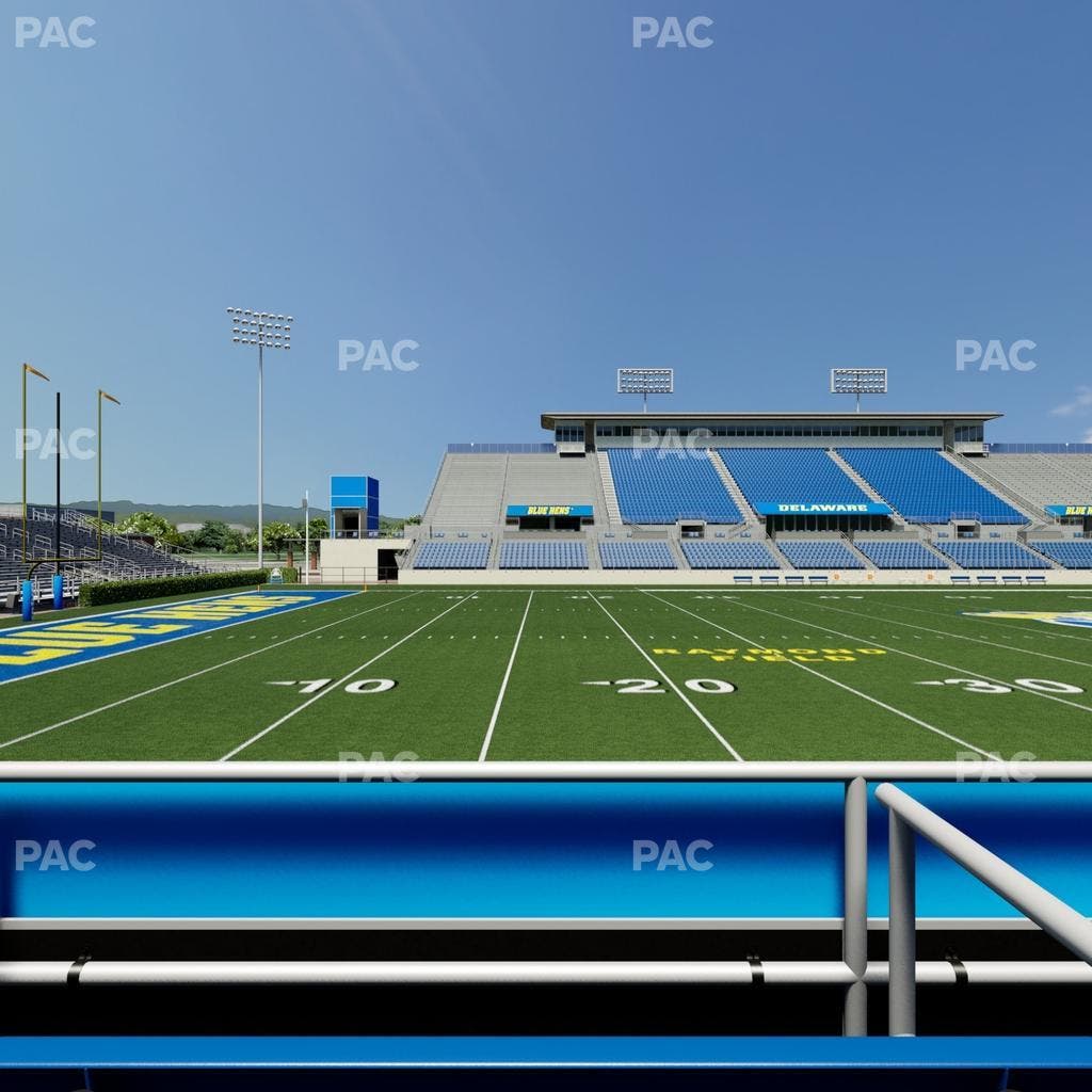 Delaware Stadium - Section East Box 90 Seat View
