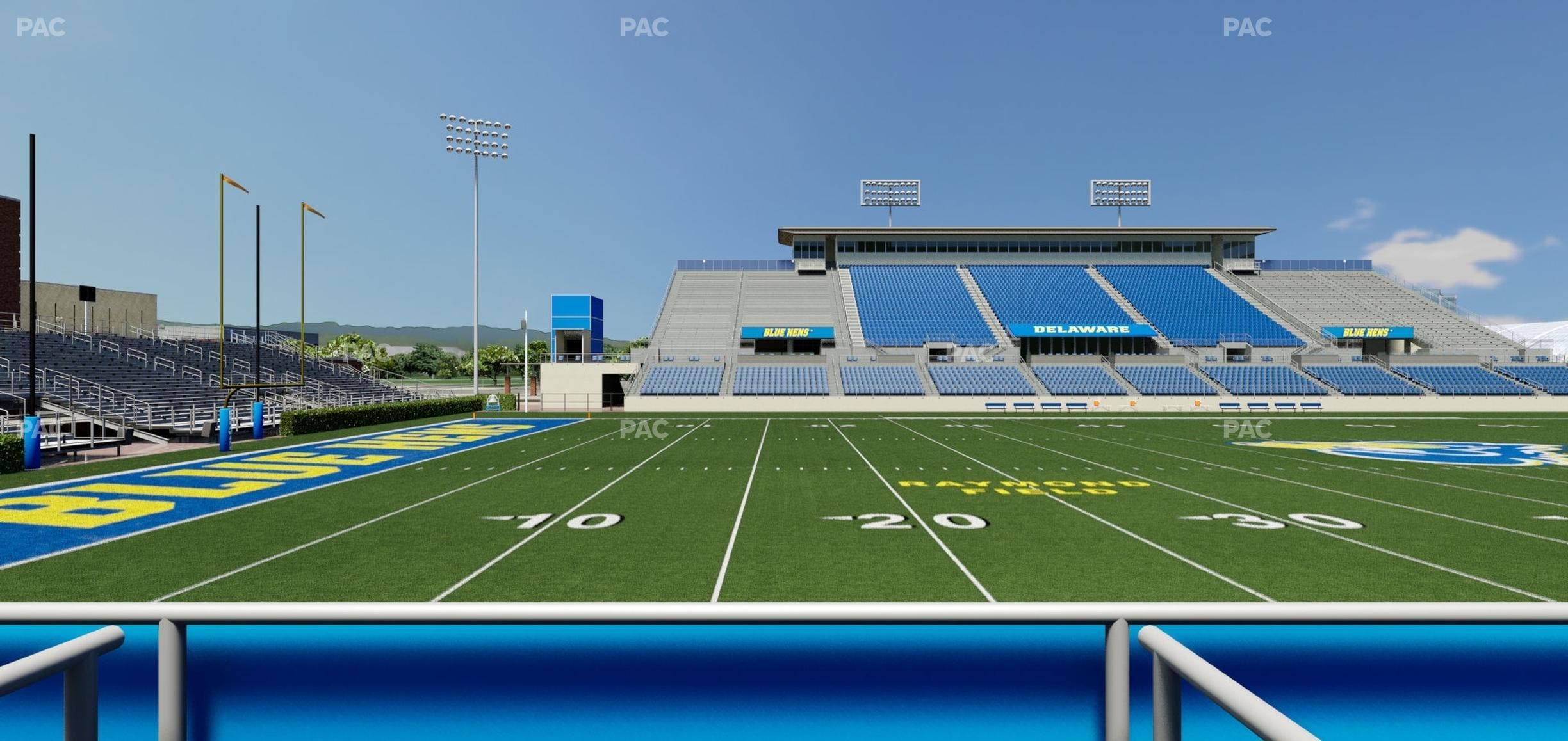 Delaware Stadium - Section East Box 90 Seat View