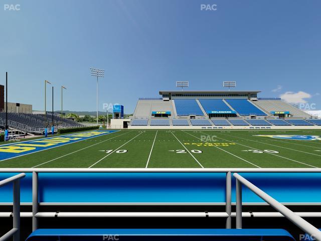 Delaware Stadium - Section East Box 90 Seat View