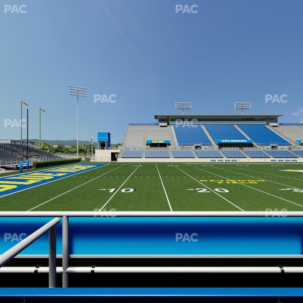 Delaware Stadium - Section East Box 91 Seat View