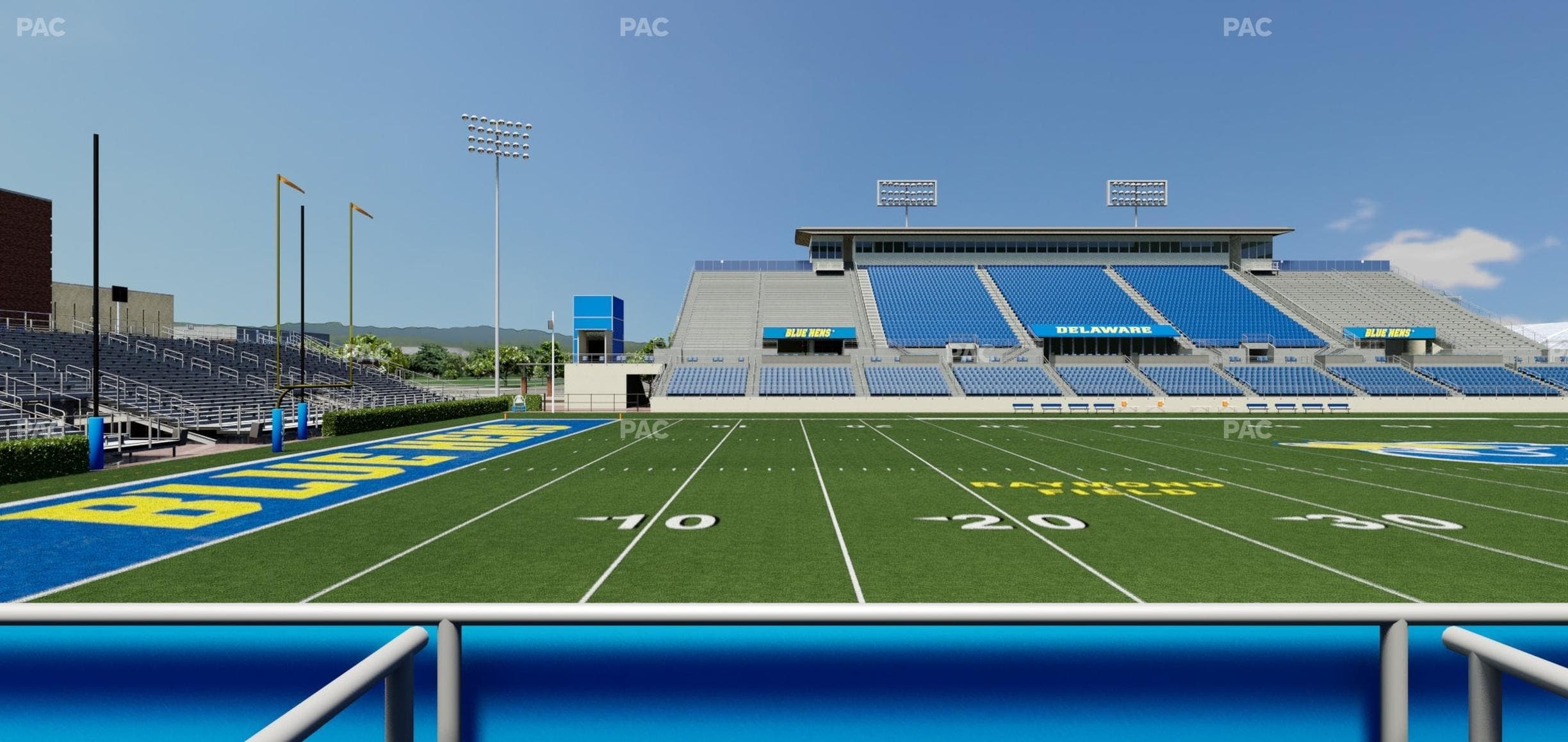 Delaware Stadium - Section East Box 91 Seat View