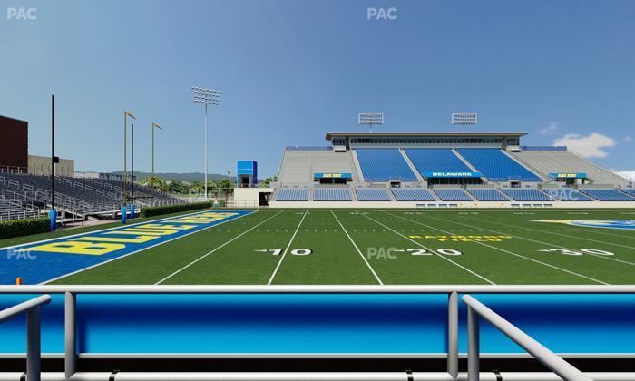 Delaware Stadium - Section East Box 92 Seat View