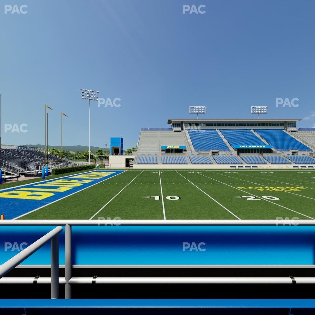 Delaware Stadium - Section East Box 93 Seat View