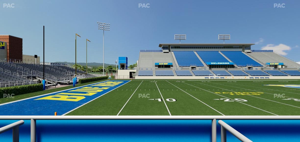Delaware Stadium - Section East Box 94 Seat View