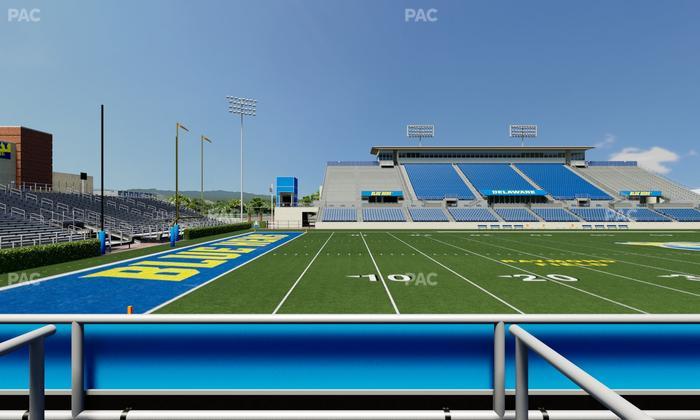 Delaware Stadium - Section East Box 94 Seat View