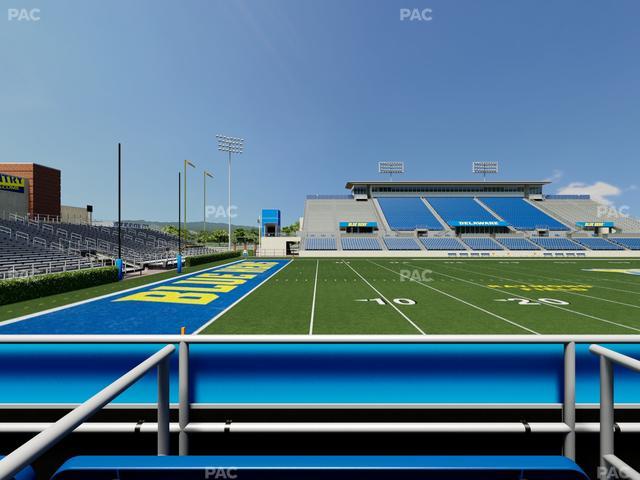 Delaware Stadium - Section East Box 95 Seat View