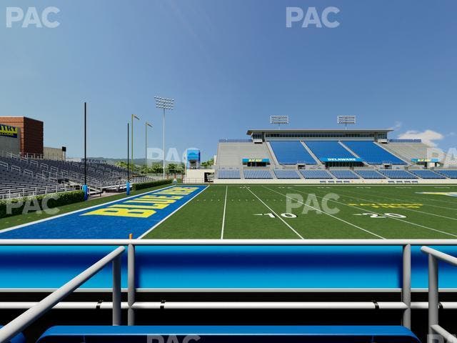 Delaware Stadium - Section East Box 95 Seat View
