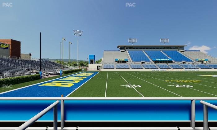 Delaware Stadium - Section East Box 95 Seat View