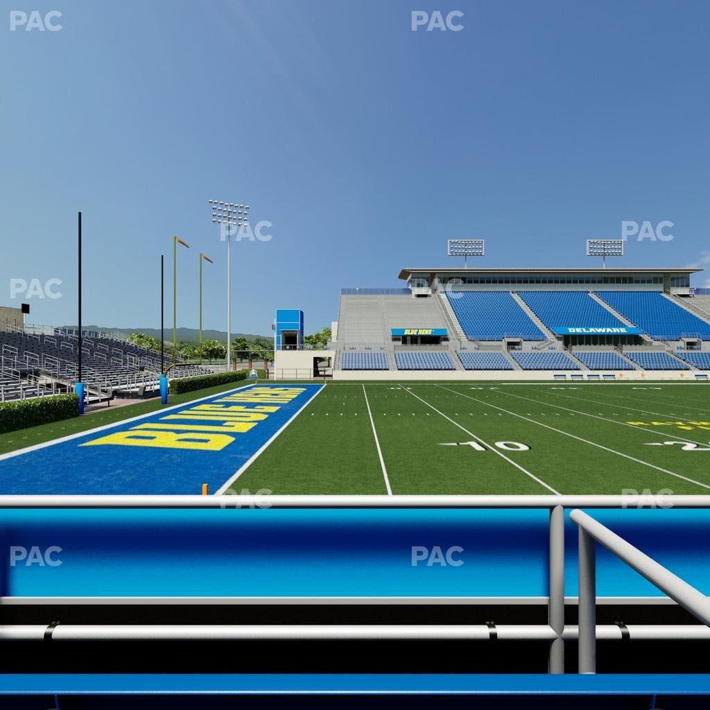 Delaware Stadium - Section East Box 96 Seat View
