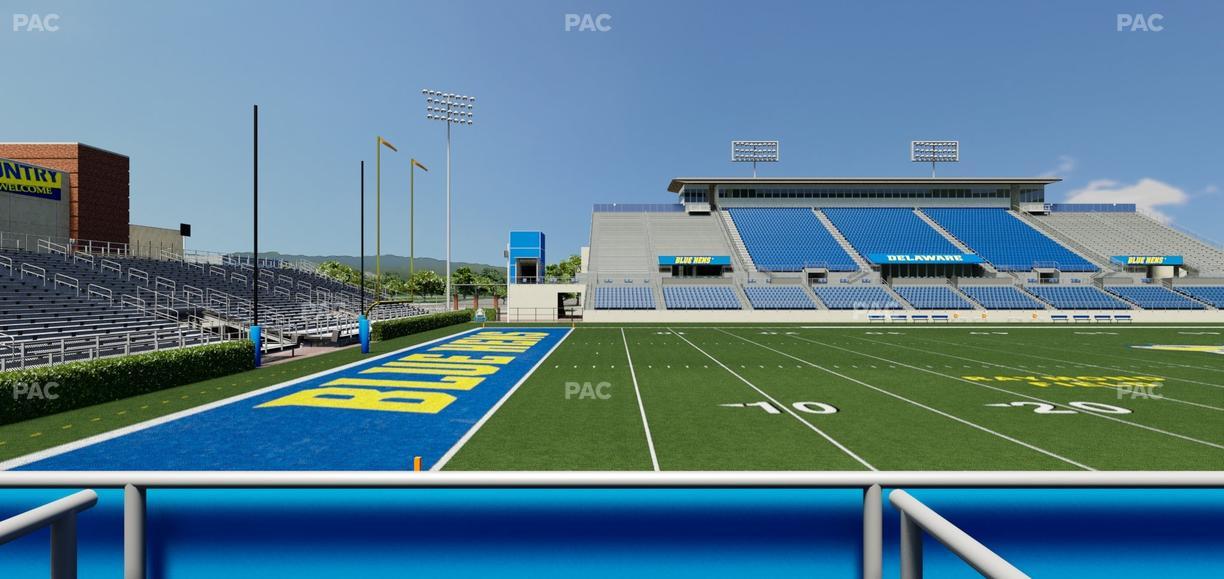Delaware Stadium - Section East Box 96 Seat View