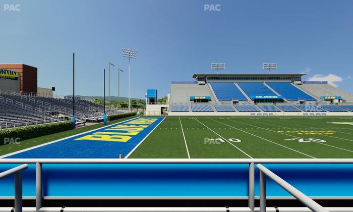 Delaware Stadium - Section East Box 96 Seat View