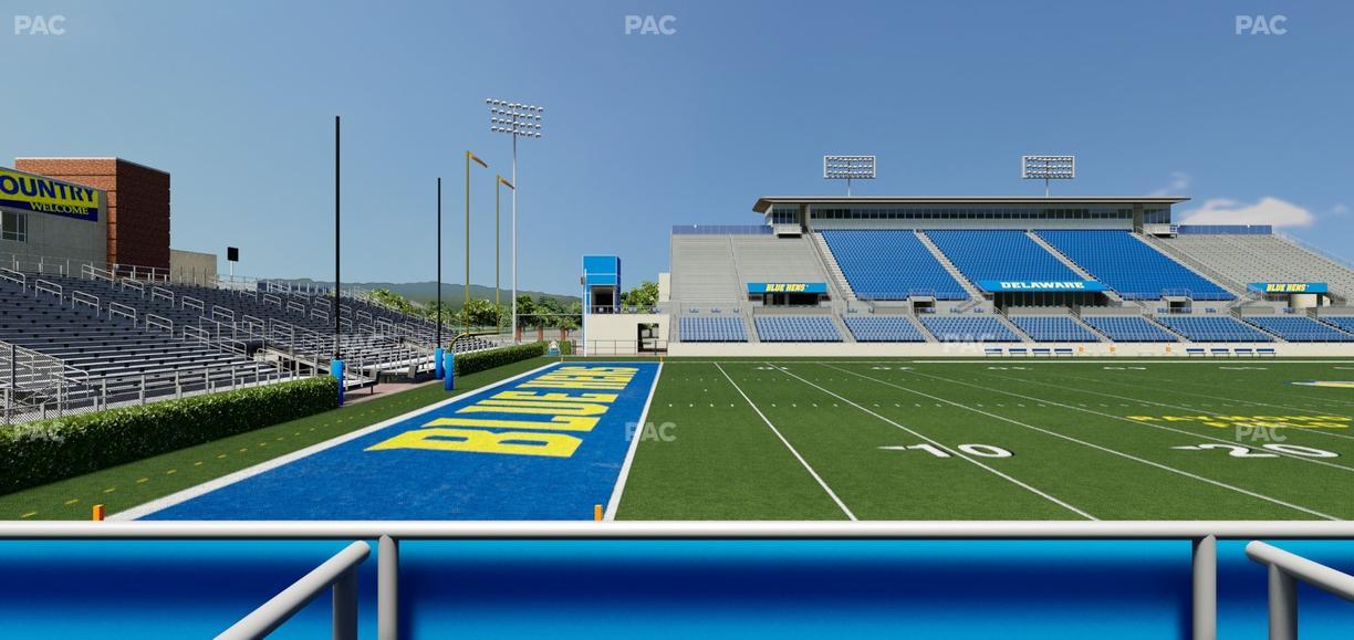 Delaware Stadium - Section East Box 97 Seat View