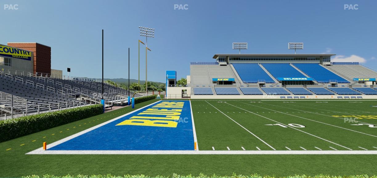 Delaware Stadium - Section East Box 98 Seat View