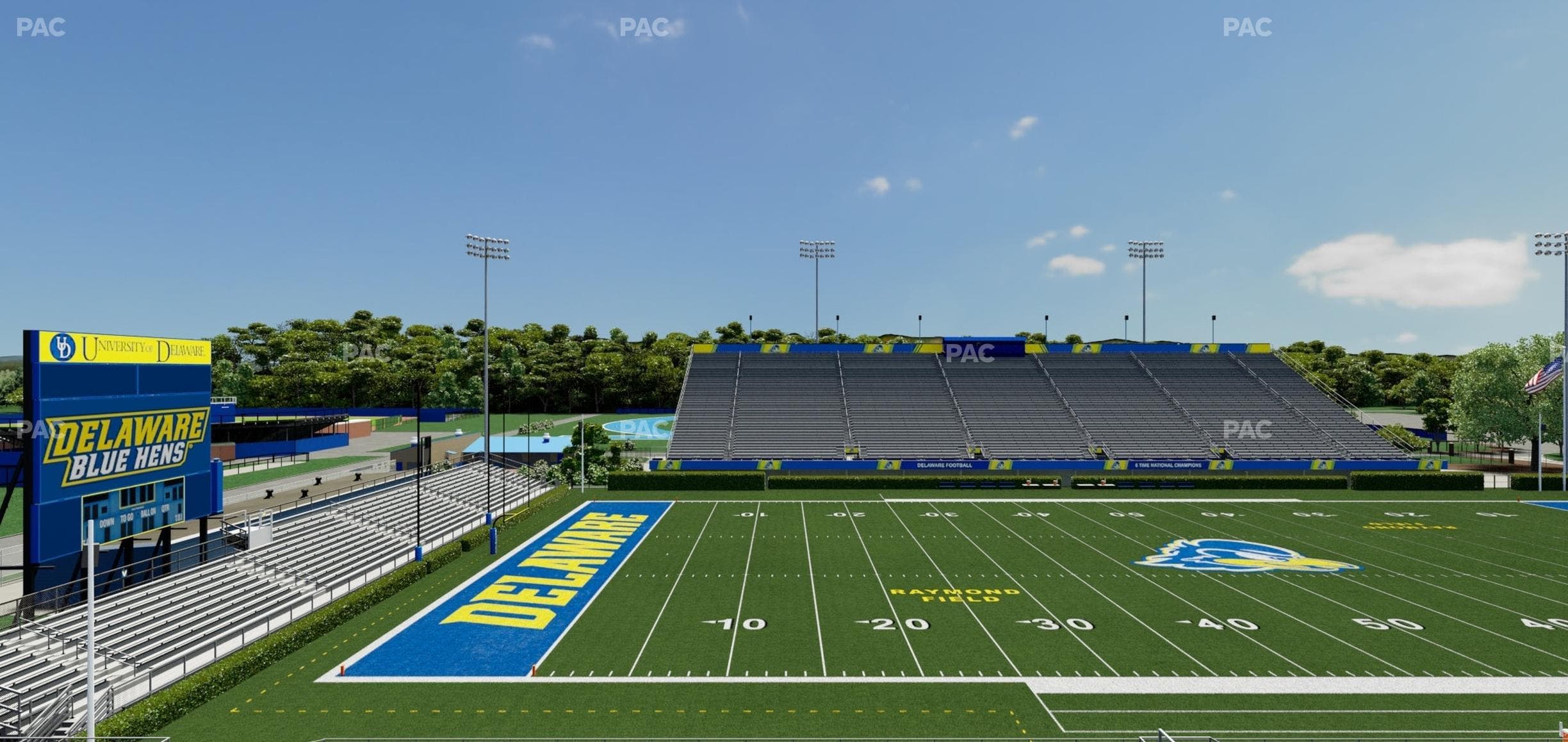 Delaware Stadium - Section F Seat View