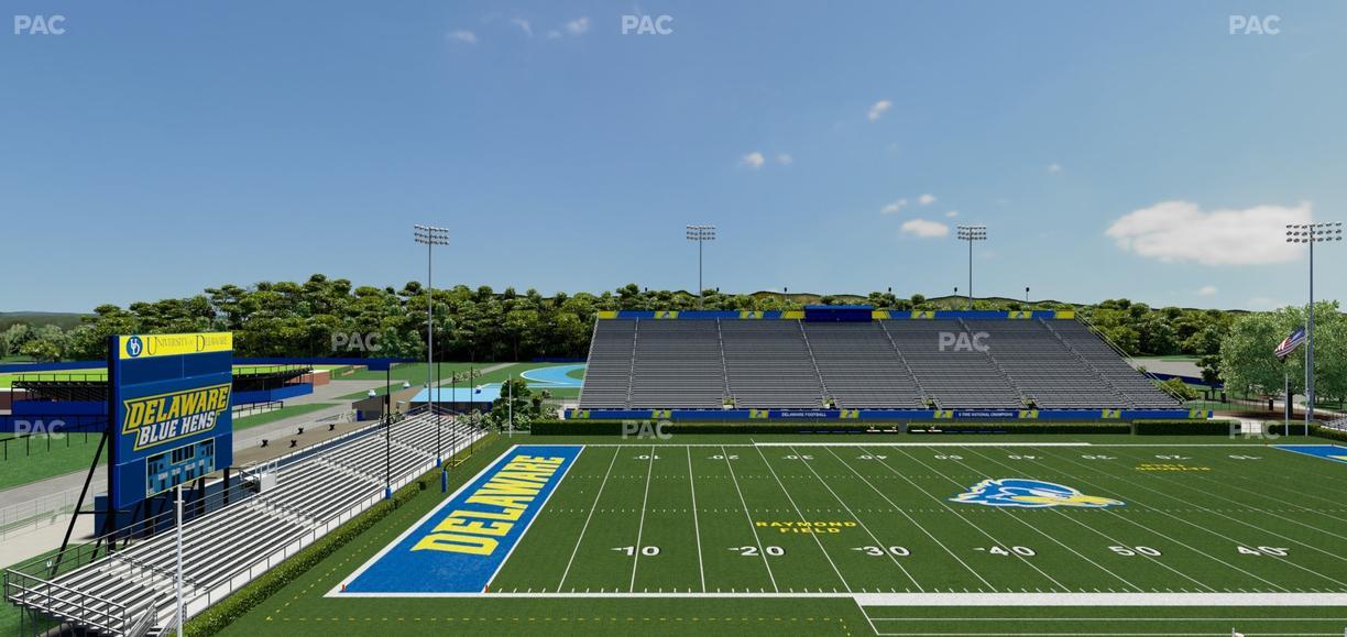 Delaware Stadium - Section F Seat View