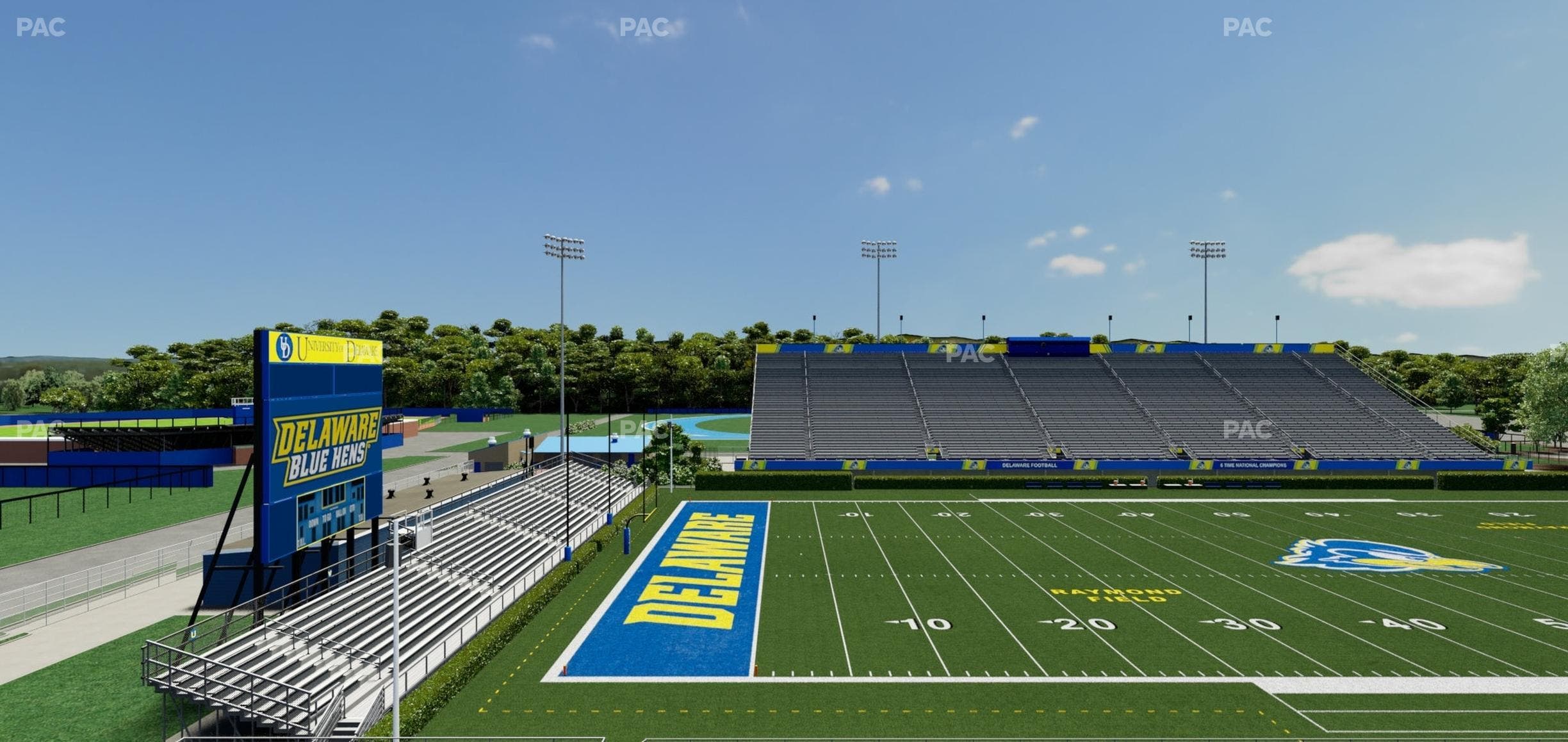 Delaware Stadium - Section G Seat View