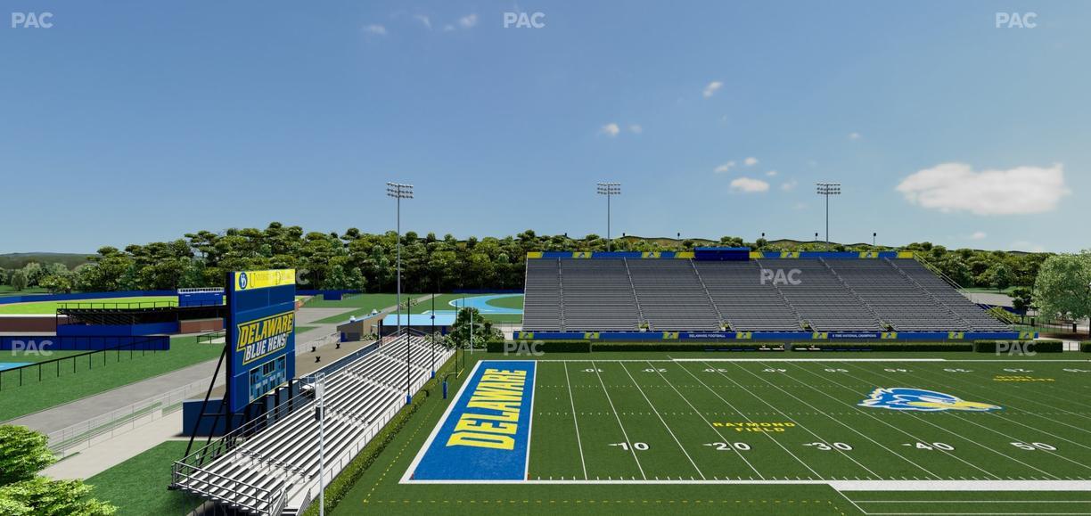 Delaware Stadium - Section G Seat View