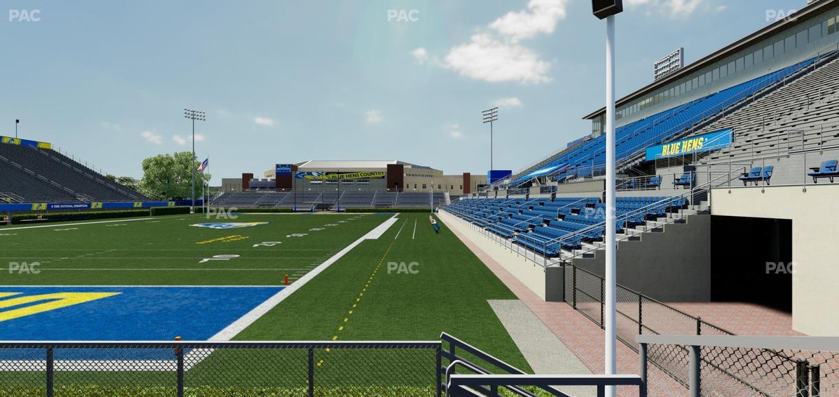 Delaware Stadium - Section Ga Seating Seat View