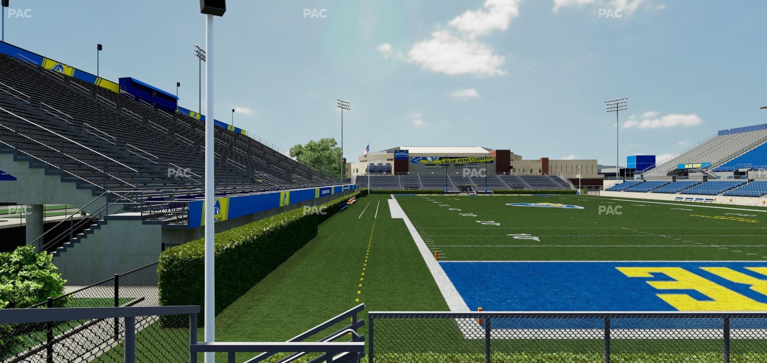 Delaware Stadium - Section Ga Seating Seat View