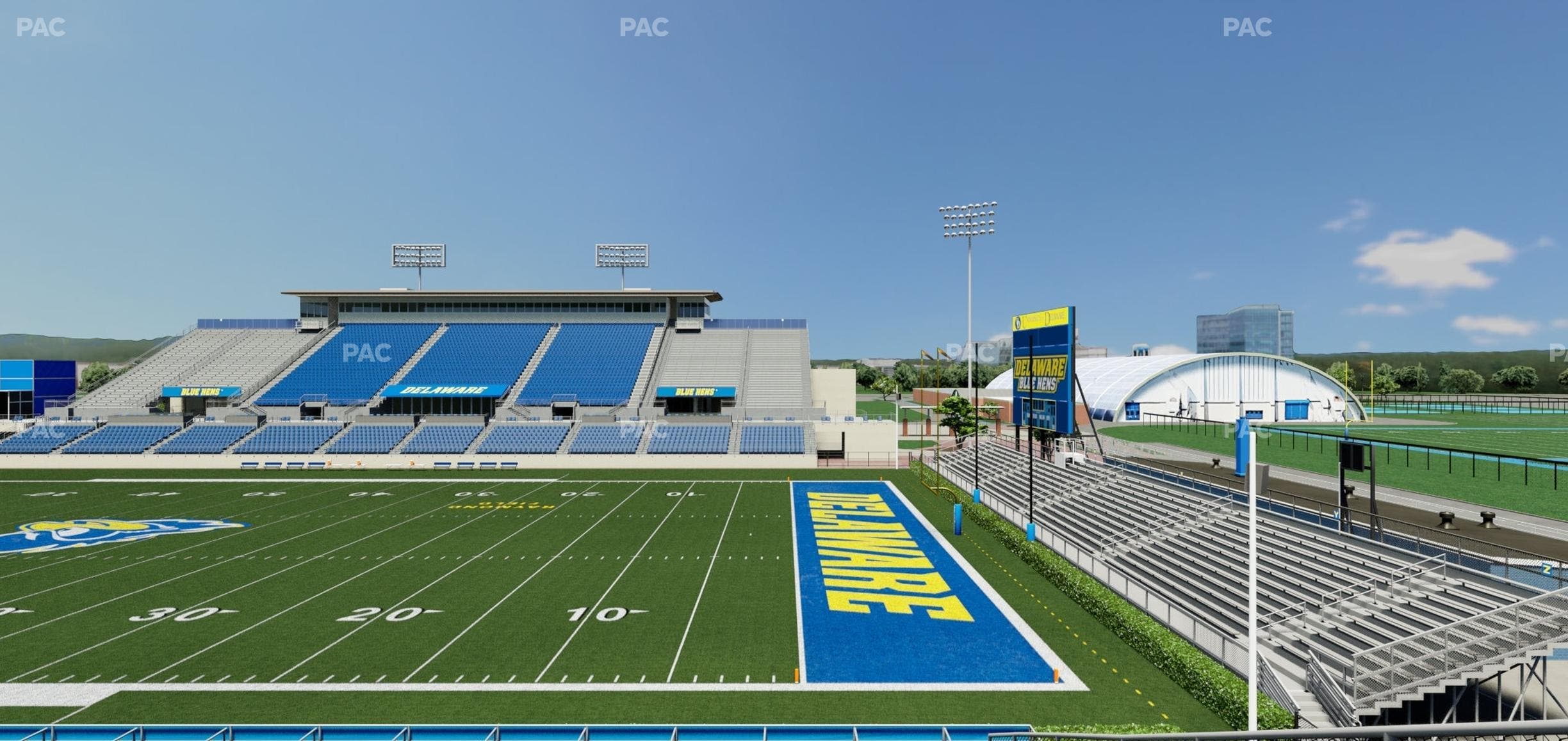 Delaware Stadium - Section H Seat View
