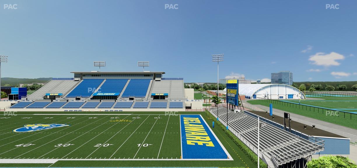 Delaware Stadium - Section H Seat View