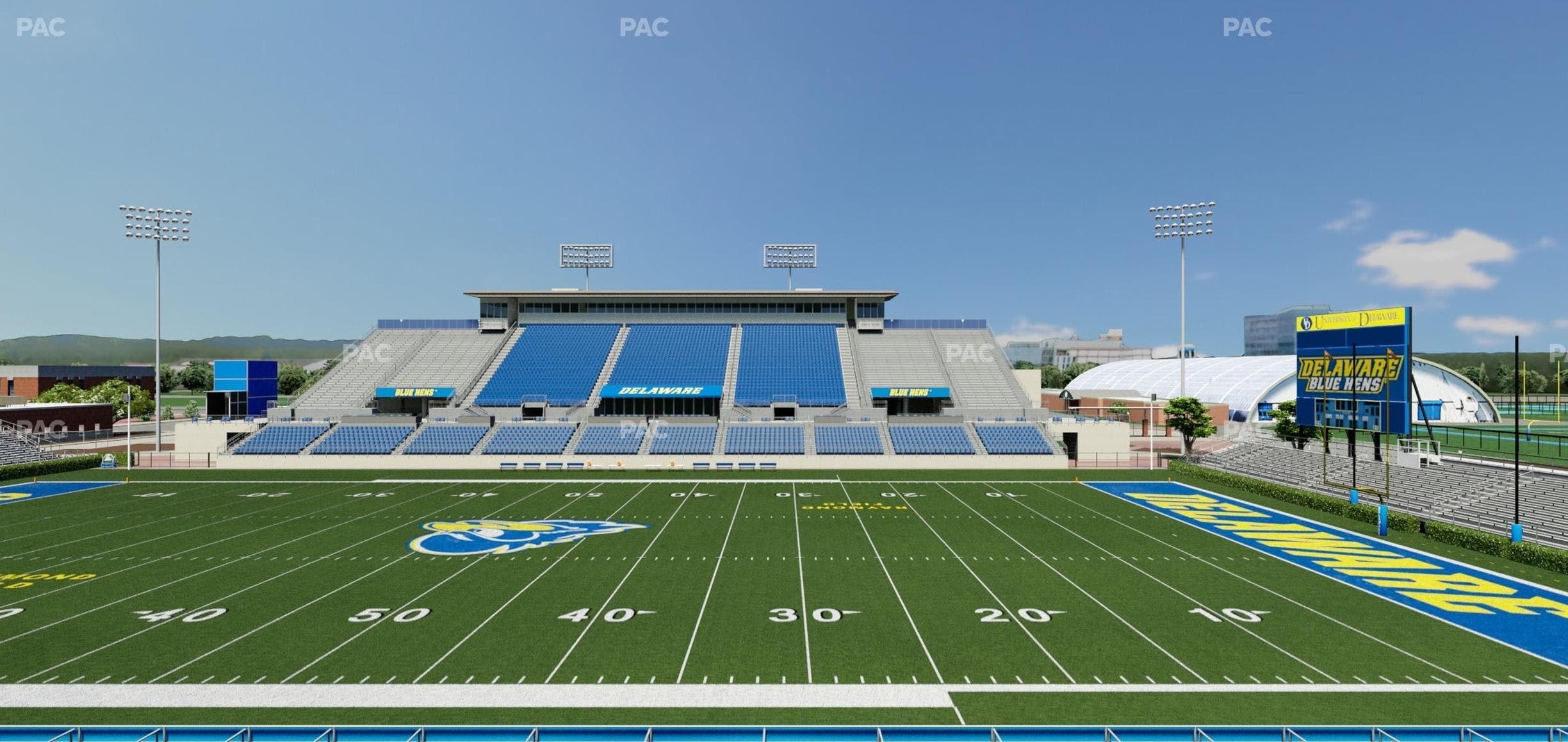 Delaware Stadium - Section J Seat View