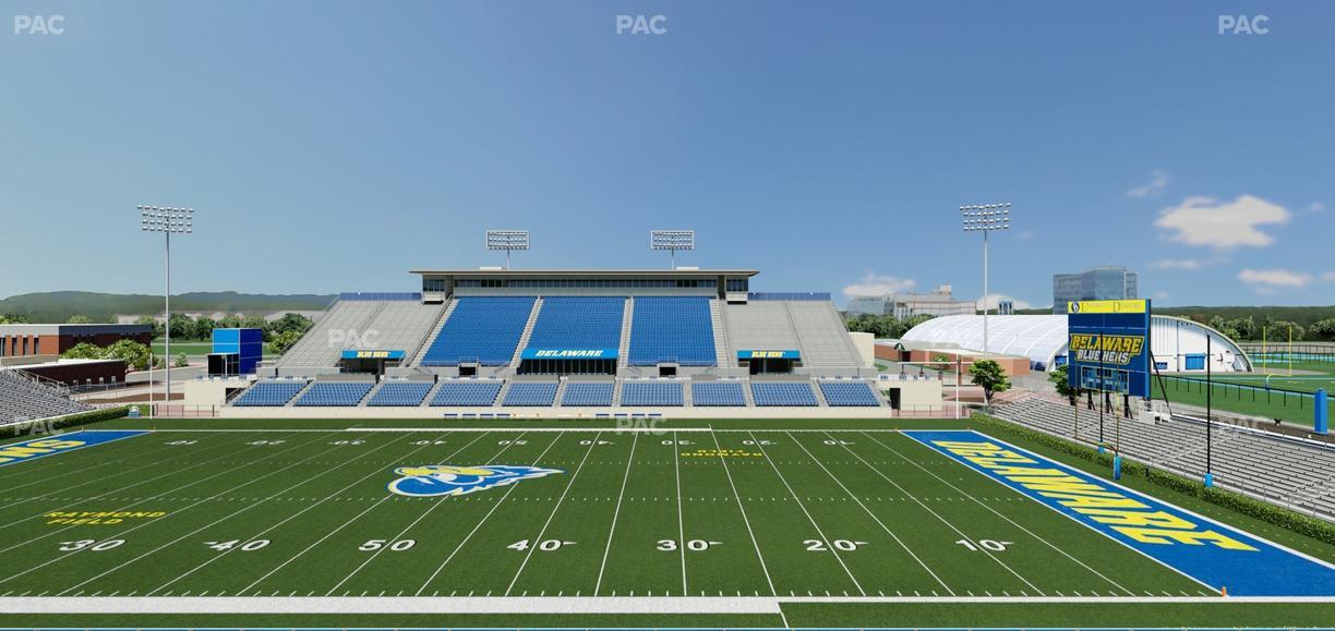 Delaware Stadium - Section J Seat View