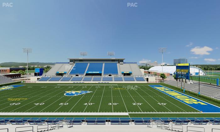 Delaware Stadium - Section J Seat View