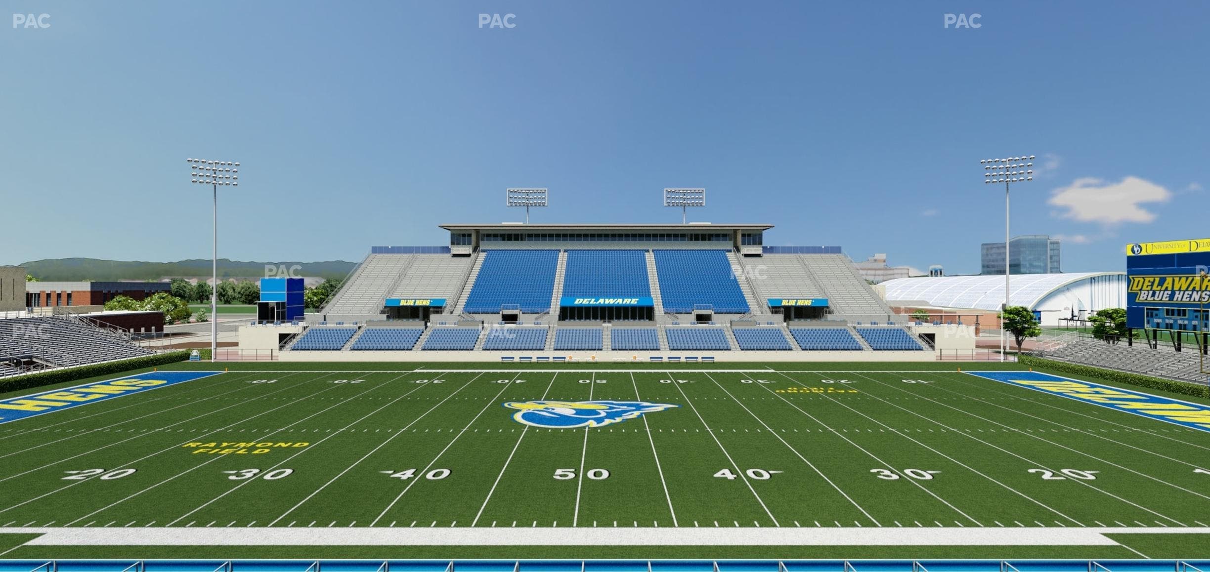 Delaware Stadium - Section K Seat View