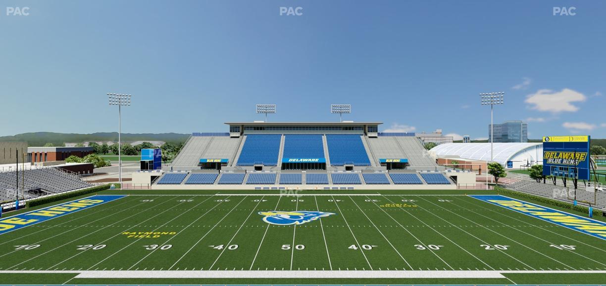 Delaware Stadium - Section K Seat View