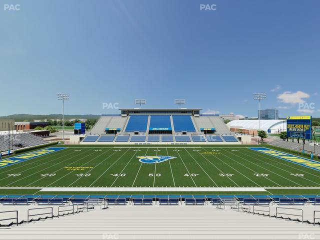 Delaware Stadium - Section K Seat View