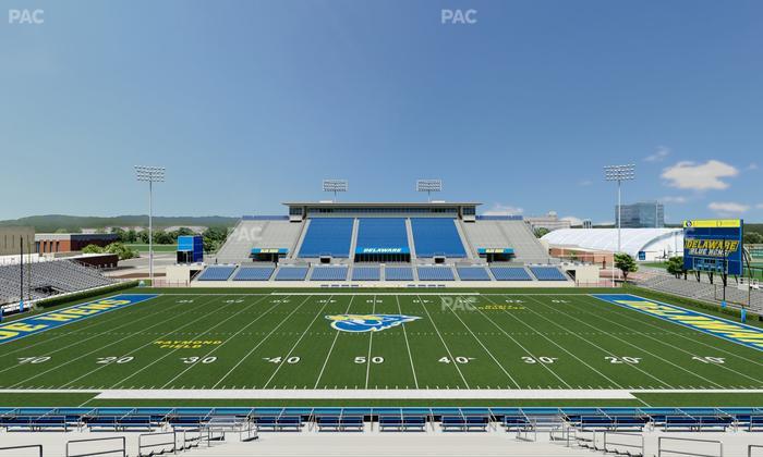 Delaware Stadium - Section K Seat View