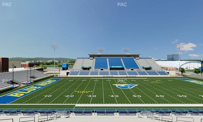 Delaware Stadium - Section L Seat View