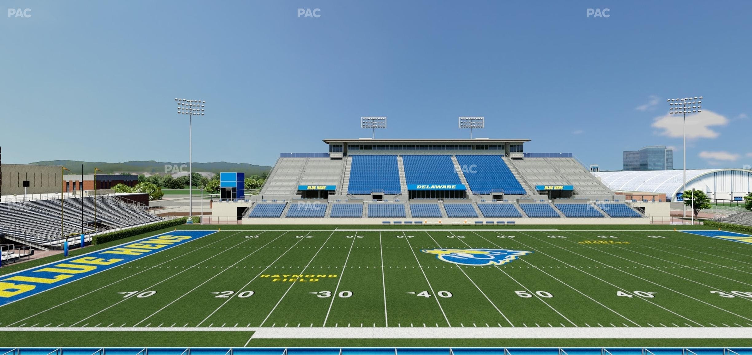 Delaware Stadium - Section L Seat View