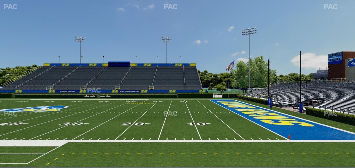 Delaware Stadium - Section Loge 102 A Seat View
