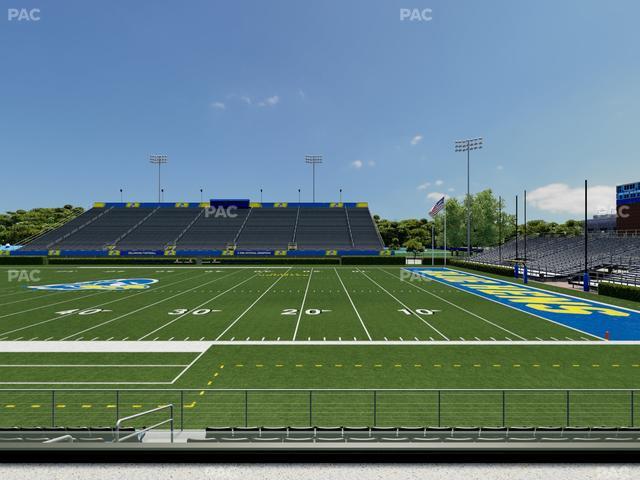 Delaware Stadium - Section Loge 102 B Seat View