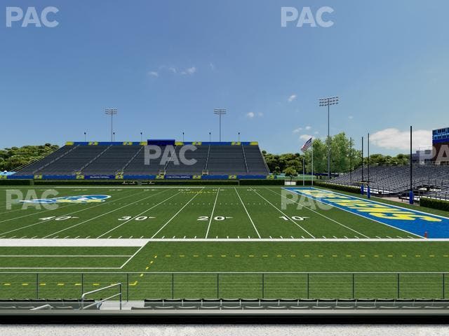 Delaware Stadium - Section Loge 102 B Seat View