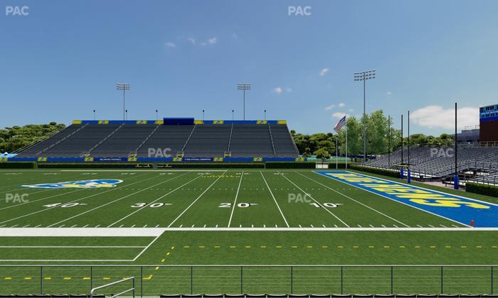 Delaware Stadium - Section Loge 102 B Seat View