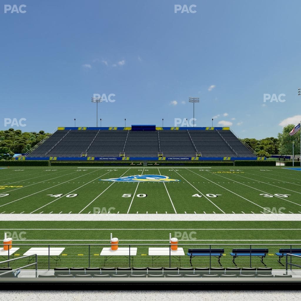 Delaware Stadium - Section Loge 105 Seat View