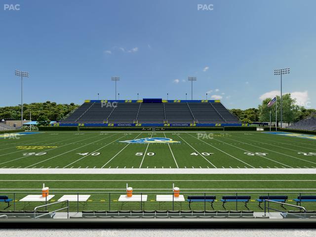 Delaware Stadium - Section Loge 105 Seat View