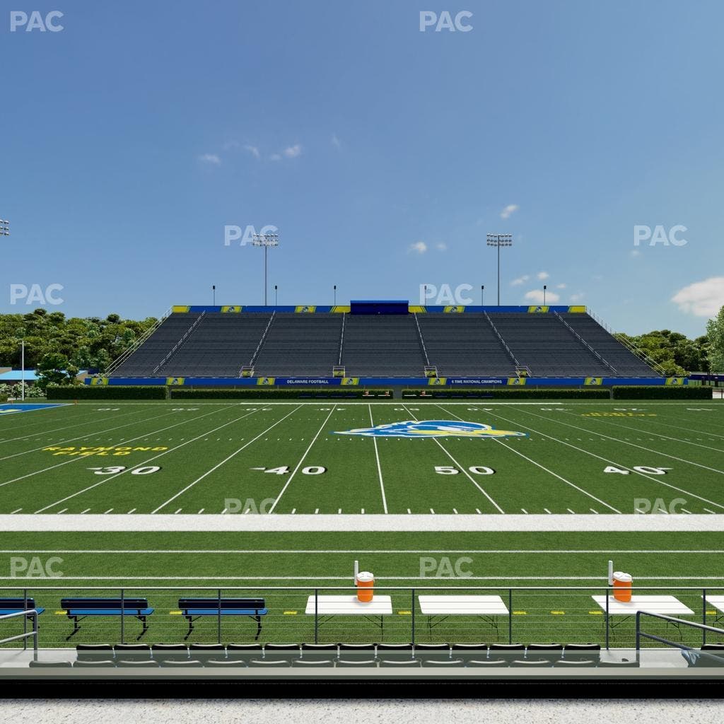Delaware Stadium - Section Loge 106 Seat View