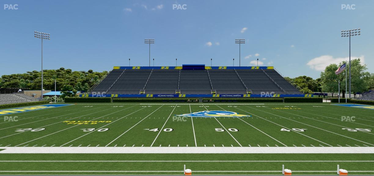 Delaware Stadium - Section Loge 106 Seat View